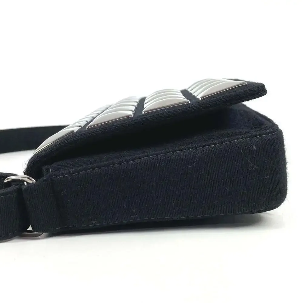 CHANEL Black Logo Shoulder Bag